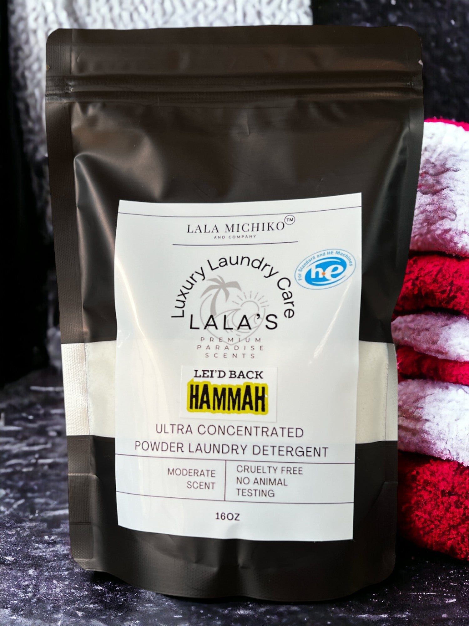 Moderate Scented Powder Laundry Detergent - Lala's Premium Paradise Scents