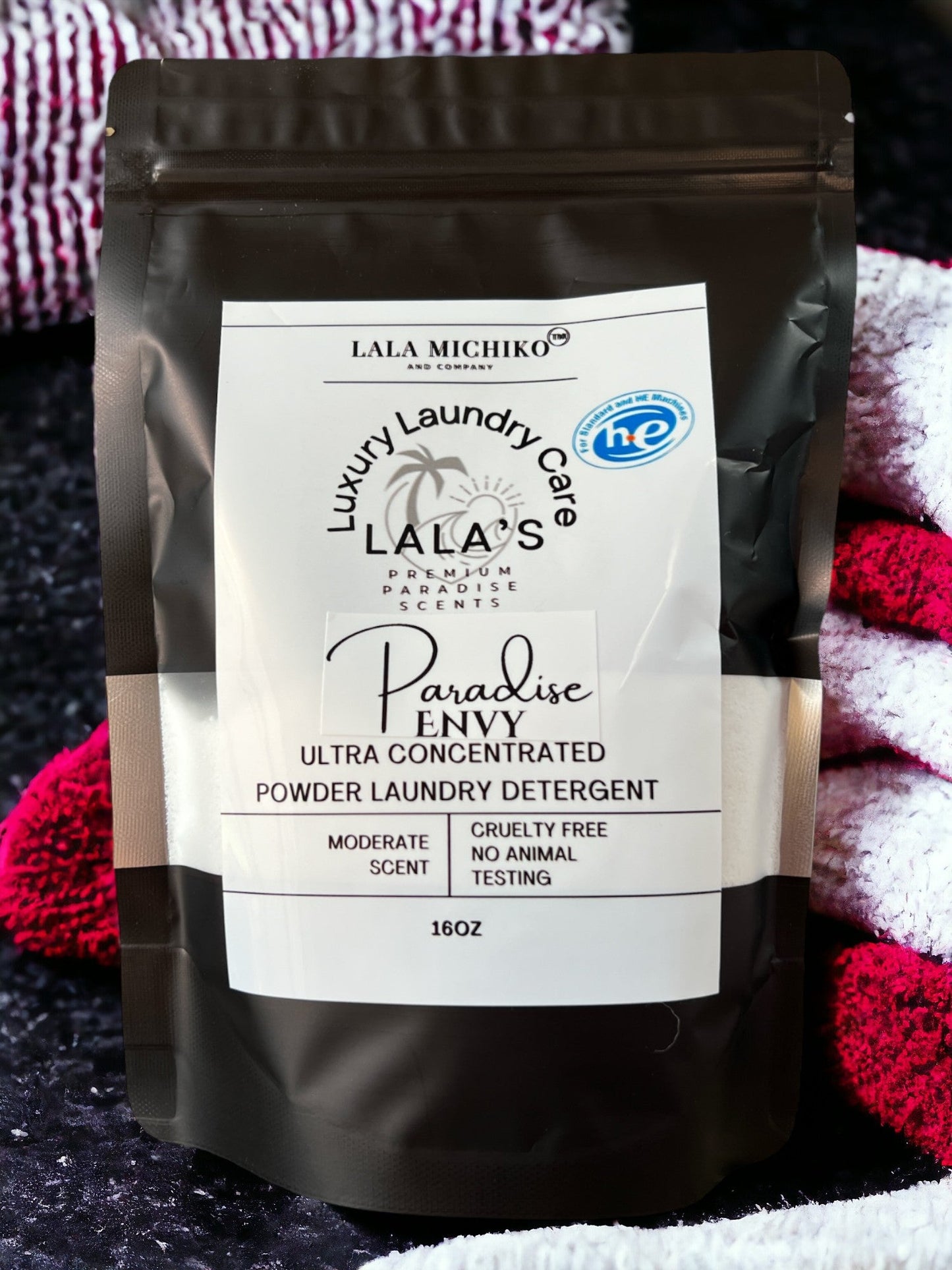 Moderate Scented Powder Laundry Detergent - Lala's Premium Paradise Scents