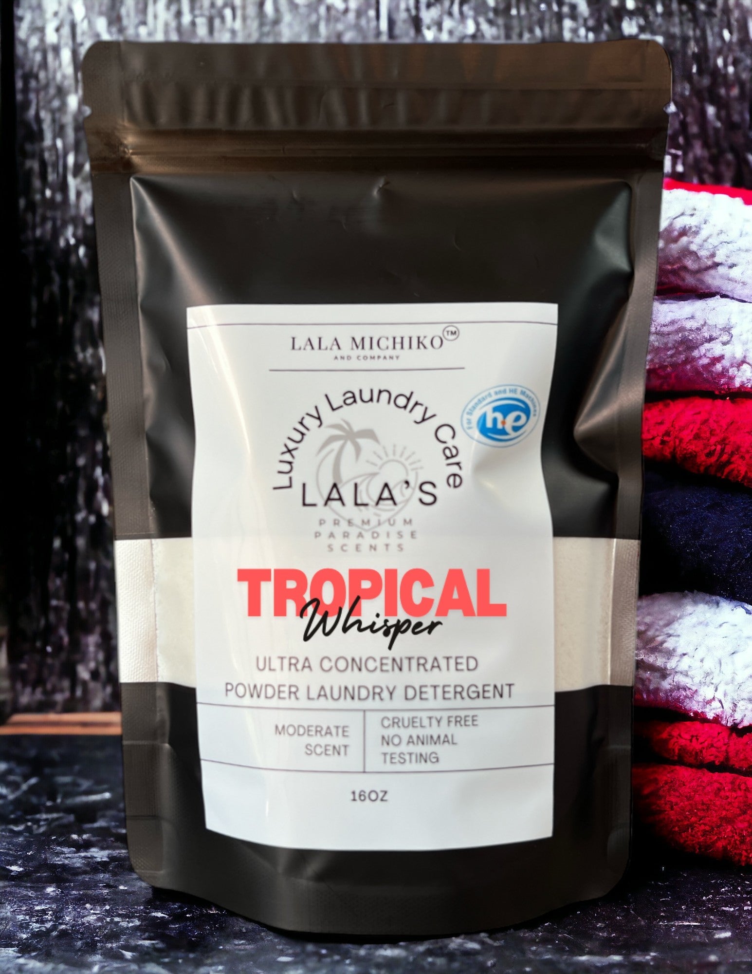 Moderate Scented Powder Laundry Detergent - Lala's Premium Paradise Scents